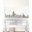 Art mural monochrome sans cadre