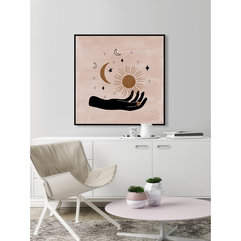 «Power In My Hands», reproduction sur toile encadrée, H 40 po x l 40 po x P 1,5 po