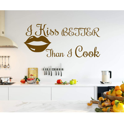Adhésif décoratif i baiser better than I Cook