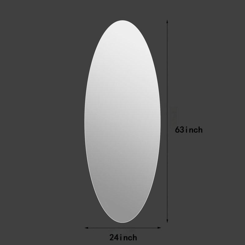 Miroir mural Modern Modern, 63" x 21"