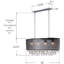 Galle 4 - Light Dimmable Drum Chandelier