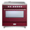 Cuisinière à induction Verona Ultima Series 36 pouces avec 5 éléments à induction (bourgogne)