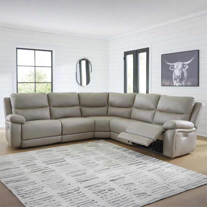 Canapé modulaire inclinable électrique 5 pièces Brannigan
