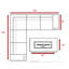 Ensemble de conversation modulaire 8 pièces avec coussins Sunbrella et foyer en béton Lsi-1293941708