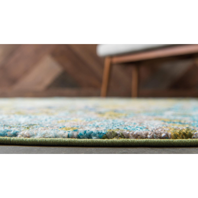 Hashimoto Washable Abstract Indoor Rug, Rectangle 8' x 10'