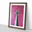 CN Tower in Toronto Canada Abstract 1 Piece Single Picture Frame Painting on MDF-56853255-56853257