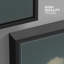 Art mural sur toile encadré à nuage unique sur ciel foncé - Atmosphère minimaliste surréelle pour le bureau ou le vestibule - Décoration moderne-115113446-115113447