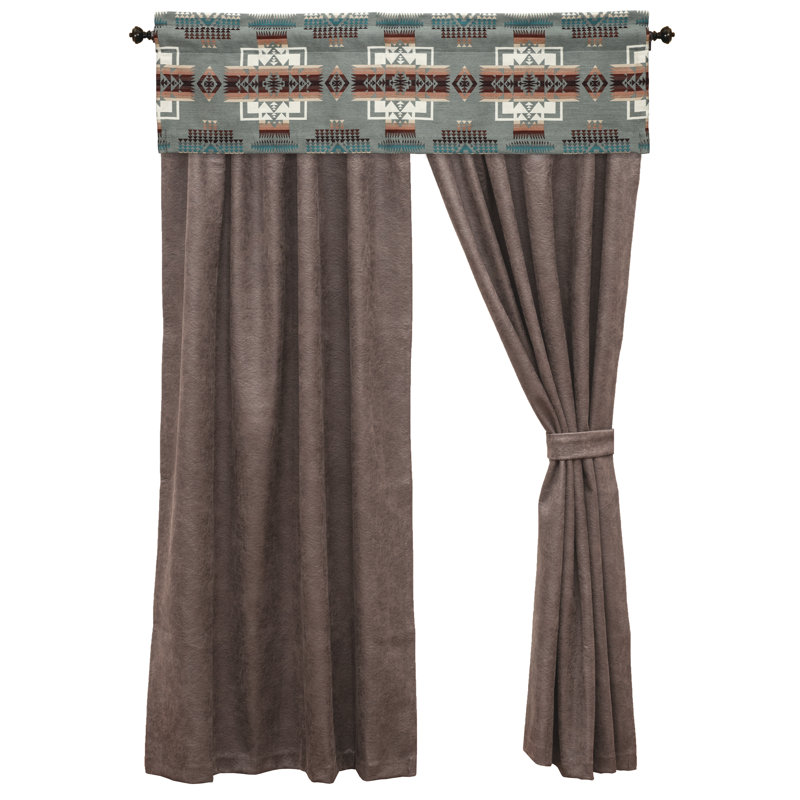 Wooded River Chief Joseph - Ensemble drapé - (2 panneaux / 2 embrasses)