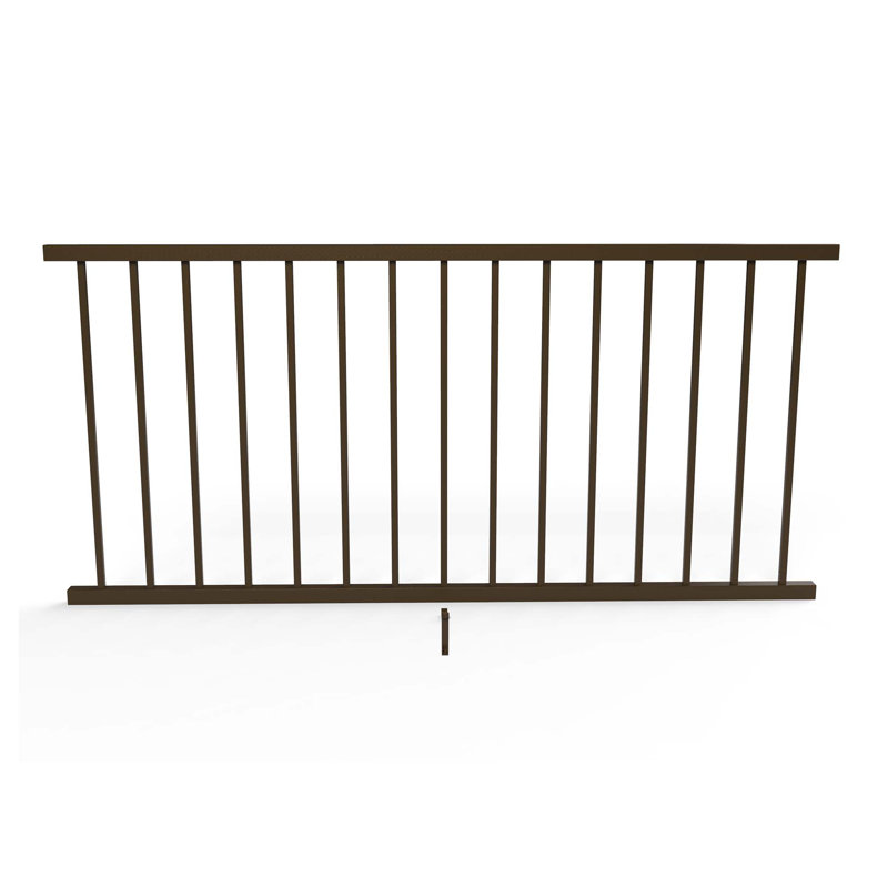 Panneau de niveau en aluminium Inspire Railing H 32,5 po, Brun, H 32,5 po x l 72 po x P 2 po