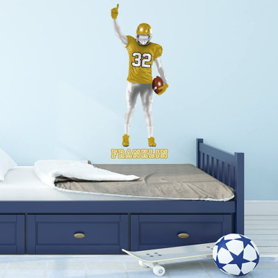 Adhésif décoratif footballeur