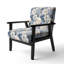 Chaise avec accoudoirs rembourrée Ethereal Shadows Moody Patterns I