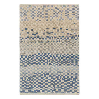 Moroccan Hand Knotted Area Rug