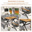8 - Person Patio Dining Set with Rectangular Table-1806068718