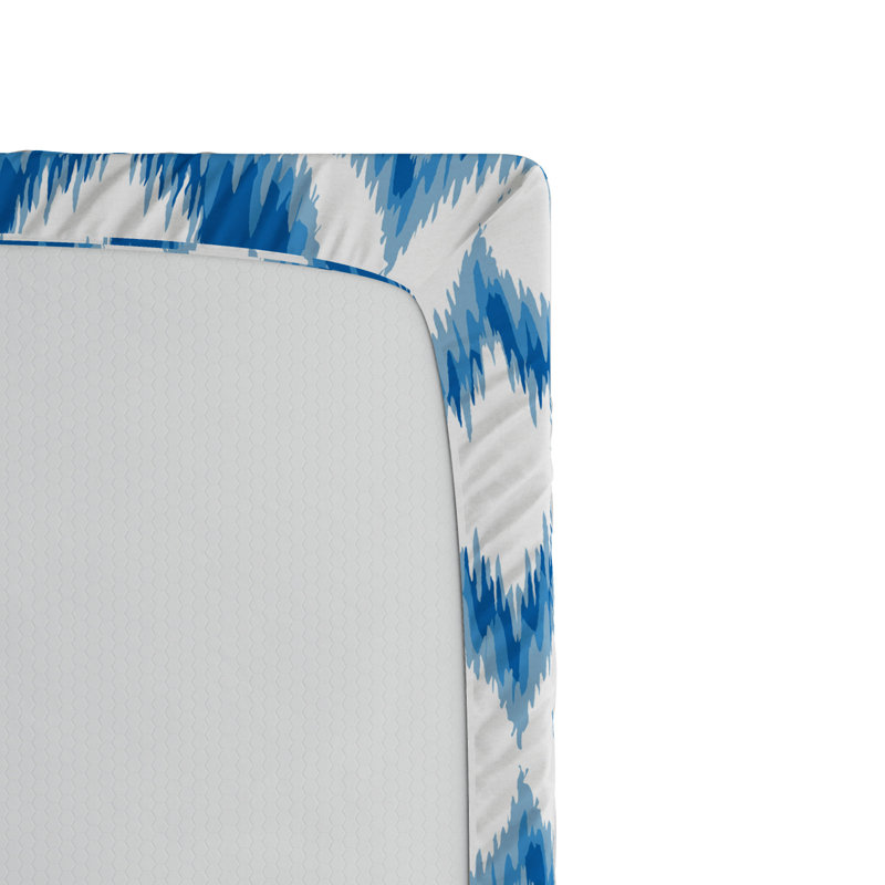 Microfiber Ikat Fitted Sheet, Full Fitted Sheet