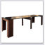 Table console extensible multifonctionnelle à longueur ajustable pour un gain d'espace polyvalent et des besoins d'organisation modernes dans la maison