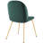 Scoop Gold Stainless Steel Leg Performance Velvet Dining Chair-819458945