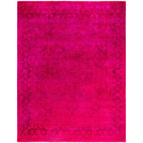 Overdyed One-of-a-Kind 8' 1" X 10' 3" Hand Knotted Area Rug