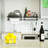 Capo Rustic Wood Kitchen Spice Rack with Towel Bar and 8 Removable Hooks-388082239