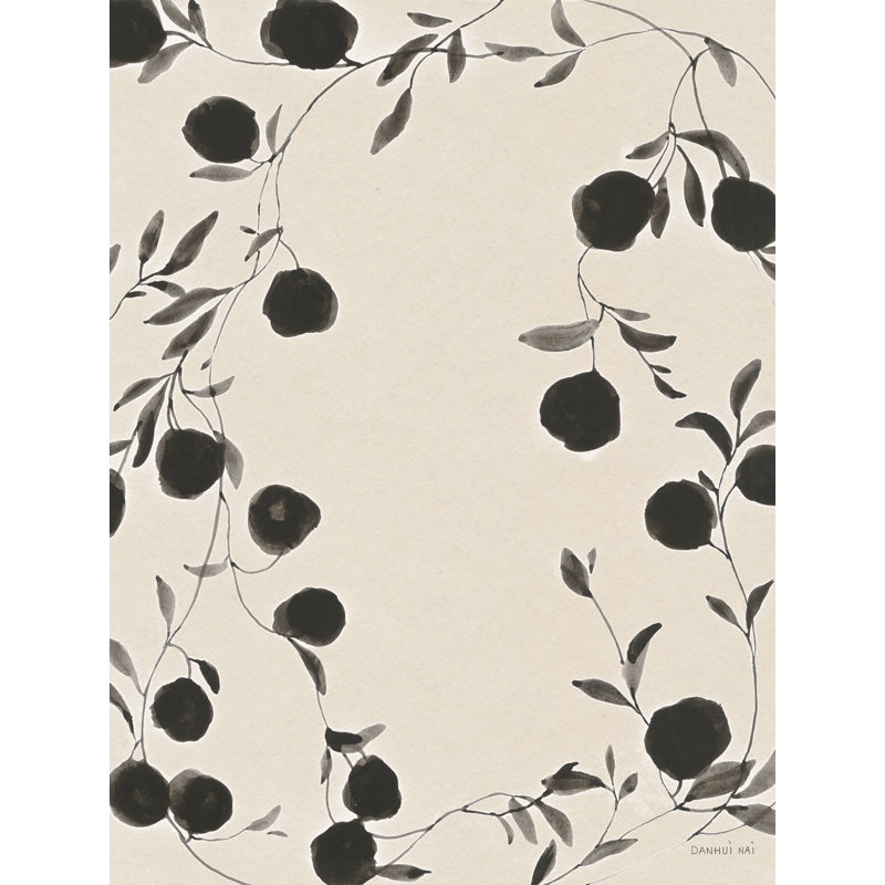Botanical Shadows I Beige sur toile, H 16 po x l 12 po