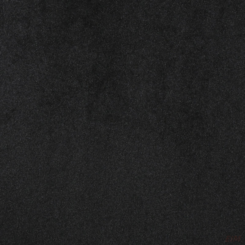 Velvet Wingback Chair, Black