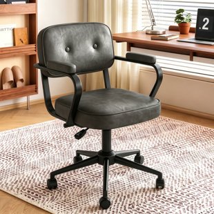 Fauteuil de bureau rotatif moderne en similicuir