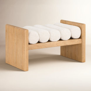Reeves Boucle Wood Bench