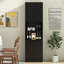 75 Inch Kitchen Pantry Cabinet Tall Cupboard With Doors And Shelves-2056773049