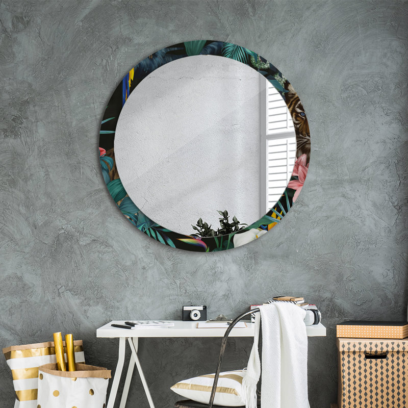 Huldar Glass Flat Wall Mirror