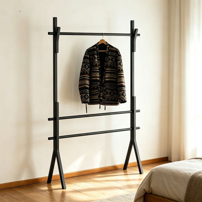 A‑Frame Solid Wood Freestanding Coat Rack