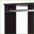 Hall Tree, Modern Espresso with Storage, Mirror &amp; Casters | Espresso | Synthetic Wood