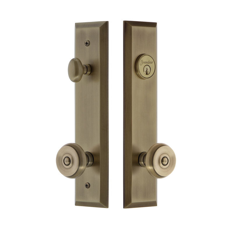 Ensemble de vestibule Fifth Avenue, Laiton rétro, 2.75"