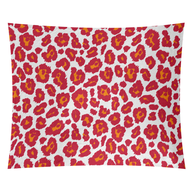 Tapisserie en microfibre Tampa Bay, H 27,5 po x l 37,5 po, Blanc / rouge / orange