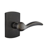 Durango Wave/Drop Passage (Hall & Closet) Door Lever with Rectangle Rosette