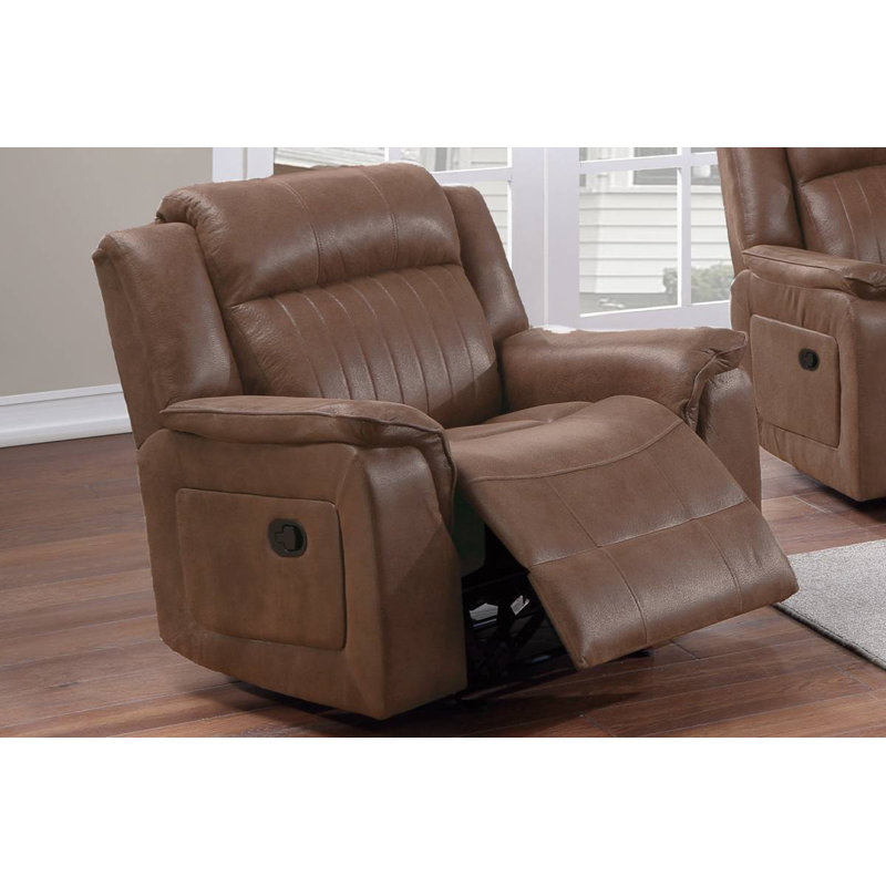 Fauteuil inclinable contemporain oscillant 1 pièce, H 41 po x l 40 po x P 38 po