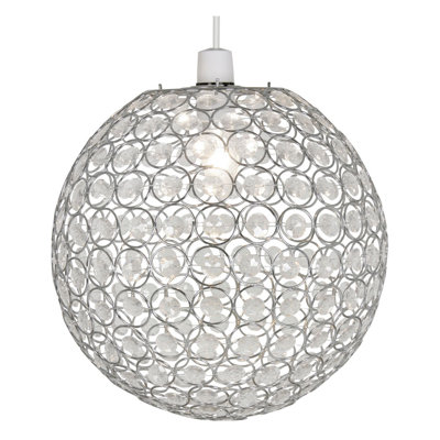 1 - Light Chrome Sphere Pendant