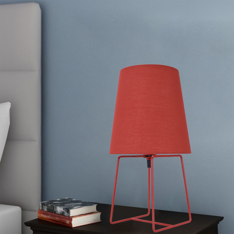 Lampe de table 13 po Reign, Rouge