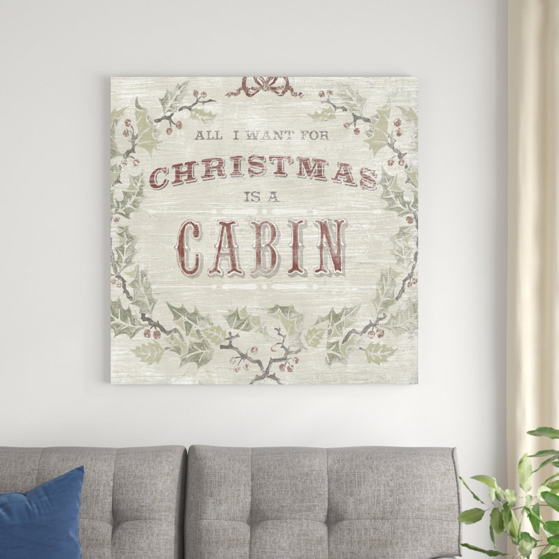 Cabane de Noël IV, H 36 po x l 36 po x P 1,25 po