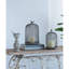 Ensemble de 2 porte-bougies en maille gris antique Ophira Sparrow