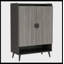 Armoire à chaussures réglable à 7 niveaux avec rangement dissimulé, fabrication durable en planche E0 pour le vestibule ou l'organisation polyvalente.-870266057