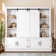 Multifunctional Entryway Storage Cabinet with Sliding Doors — Industrial Hallway Organizer for Living Rooms