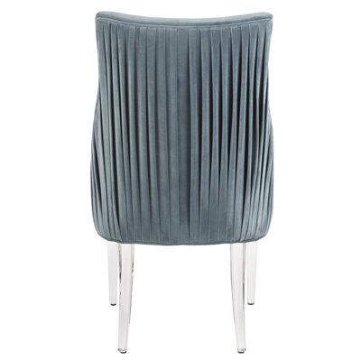 Everly Quinn Rales Tufted Velvet Upholstered Side Chair | Wayfair