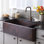 Évier de cuisine à double cuve à tablier frontal L 40 po x l 22 po Farmhouse Duet Pro