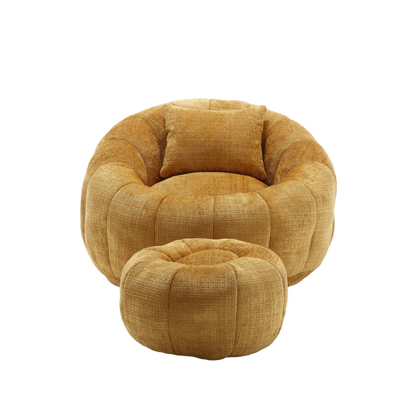 Modern Bean Bag Chairs, Yellow