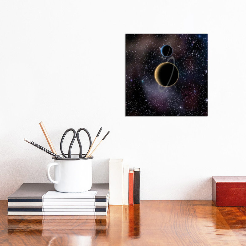 Planets In Space by Bruce Rolff - Wrapped Canvas Print, 30.48 cm H x 30.48 cm W