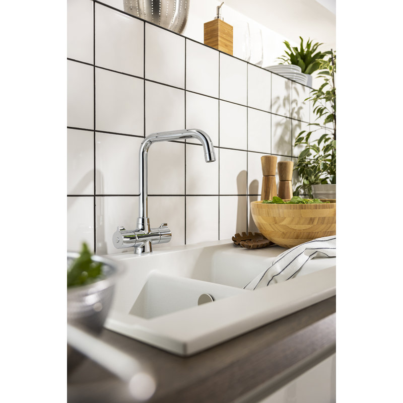 Abode Designs Crescendo Kitchen Faucet, Chrome