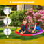 COSTWAY Plastic Swing Set with 1 Swing(s)