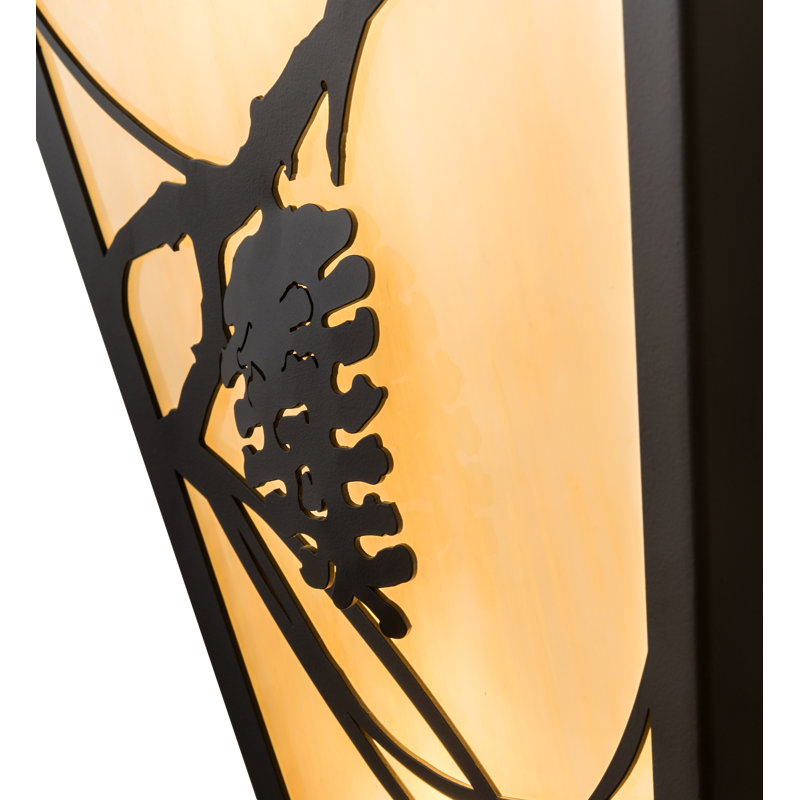 Applique murale encastrée 2 lumières Whispering Pines, Bronze frotté à l'huile