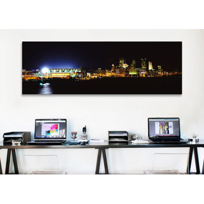 « heinz field, three fleuve stadium, pittsburgh, pennsylvanie », reproduction de photo sur toile