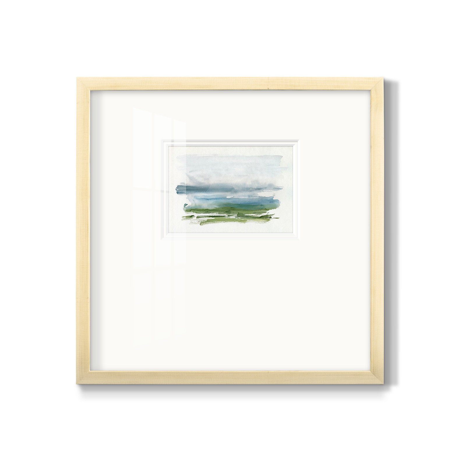 Coastline Splash III, 21" H x 21" W x 1.25" D, Natural