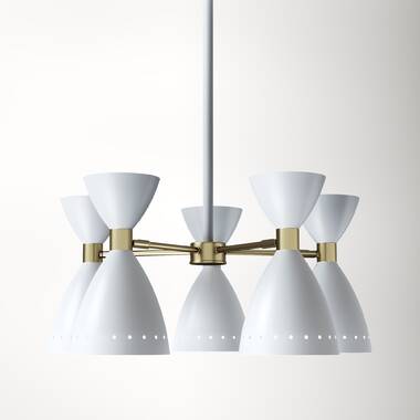 Contemporary chandelier - CAIRO MID-CENTURY - Mullan Lighting